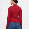 Modern Rib Cropped Mockneck skjorta Modern Rib Cropped Mockneck skjorta