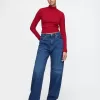 Modern Rib Cropped Mockneck skjorta Modern Rib Cropped Mockneck skjorta