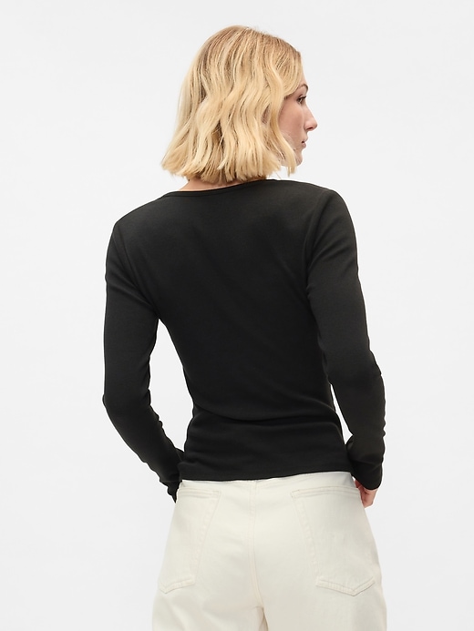 Modern Rib Henley T-shirt Modern Rib Henley T-shirt