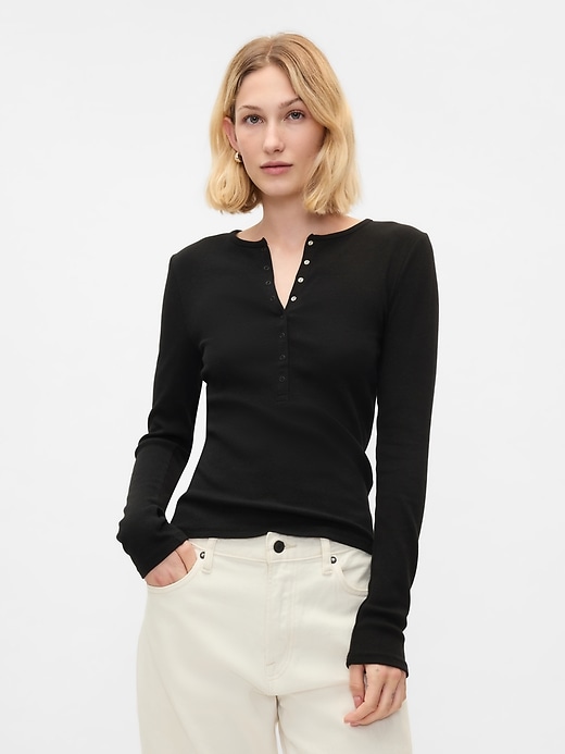 Modern Rib Henley T-shirt Modern Rib Henley T-shirt