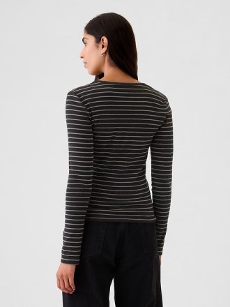 Modern Rib Henley T-shirt