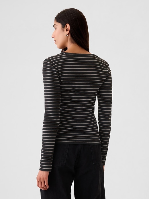 Modern Rib Henley T-shirt Modern Rib Henley T-shirt