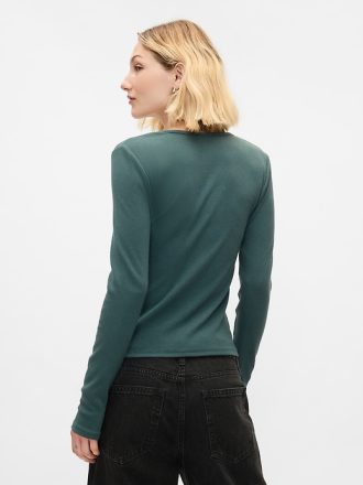 Modern Rib Henley T-shirt