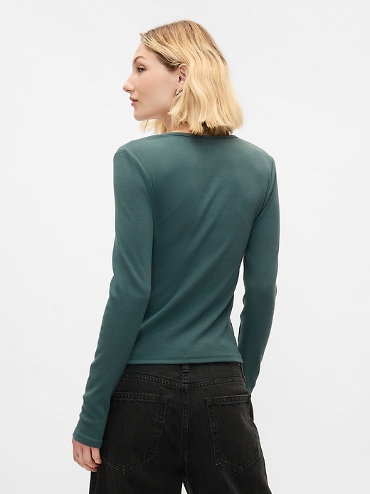Modern Rib Henley T-shirt Modern Rib Henley T-shirt