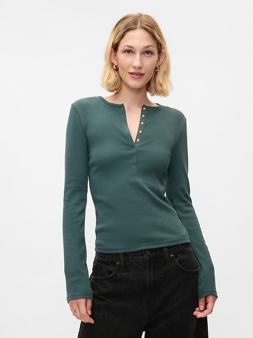 Modern Rib Henley T-shirt Modern Rib Henley T-shirt