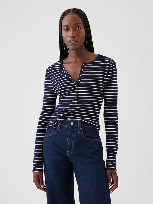 Modern Rib Henley T-shirt Modern Rib Henley T-shirt
