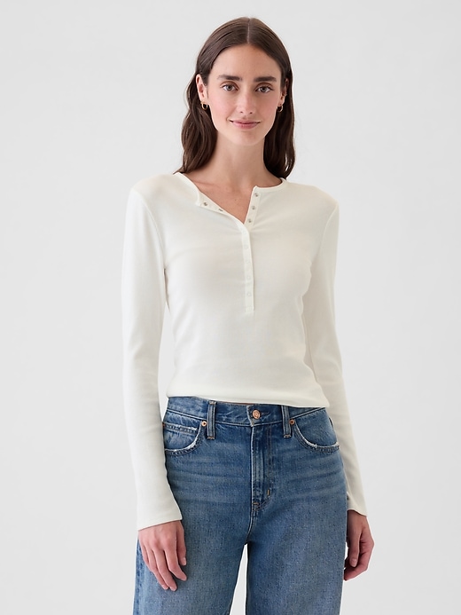 Modern Rib Henley T-shirt Modern Rib Henley T-shirt