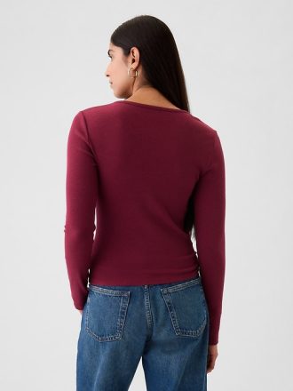 Modern Rib Henley T-shirt