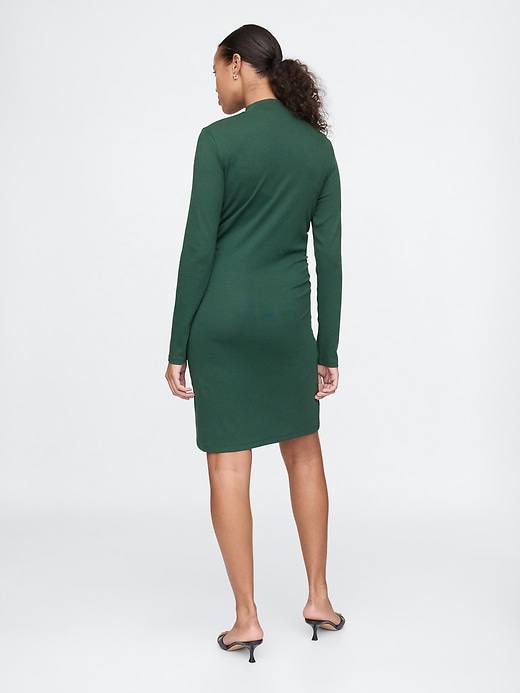 Modern Rib Mockneck Mini Klänning Modern Rib Mockneck Mini Klänning