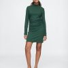 Modern Rib Mockneck Mini Klänning Modern Rib Mockneck Mini Klänning