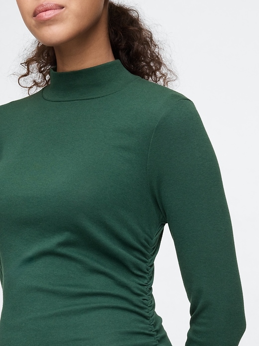 Modern Rib Mockneck Mini Klänning Modern Rib Mockneck Mini Klänning