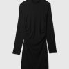 Modern Rib Mockneck Mini Klänning