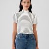 Modern Rib Mockneck T-shirt Modern Rib Mockneck T-shirt