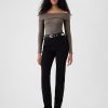 Modern Rib Off-Soulder Cropped Top Modern Rib Off-Soulder Cropped Top