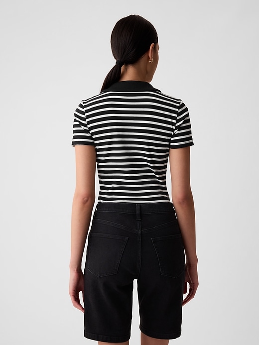 Modern Rib Polo Bodysuit Modern Rib Polo Bodysuit