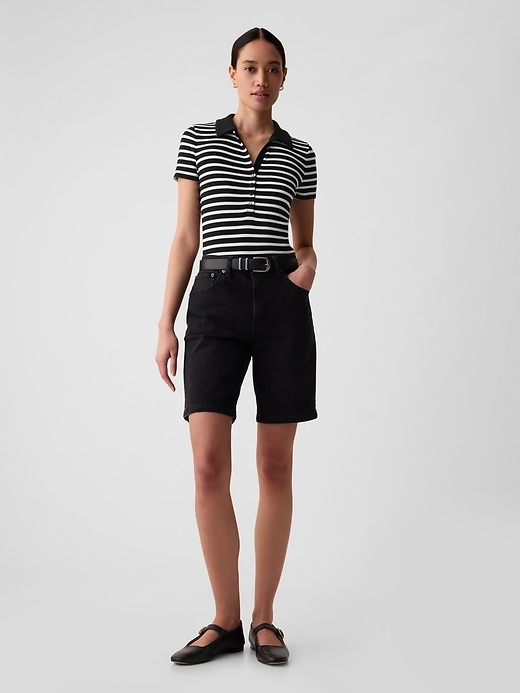 Modern Rib Polo Bodysuit Modern Rib Polo Bodysuit