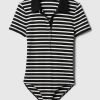 Modern Rib Polo Bodysuit Modern Rib Polo Bodysuit