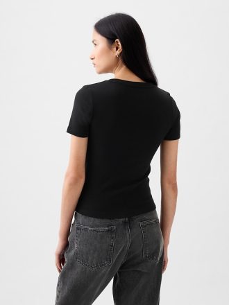 Modern beskuren T-shirt