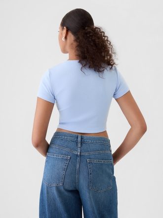Modern beskuren T-shirt