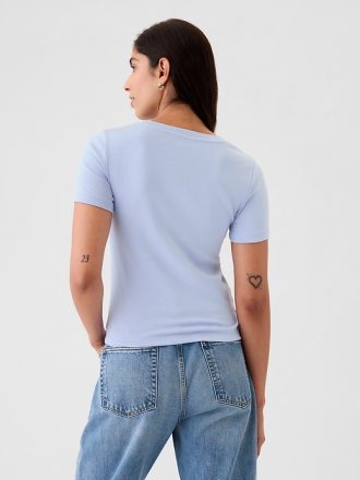 Modern beskuren T-shirt