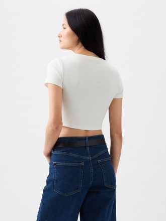 Modern beskuren T-shirt