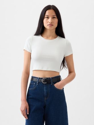 Modern beskuren T-shirt