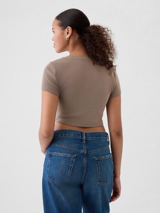Modern beskuren T-shirt