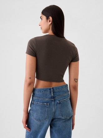 Modern beskuren T-shirt