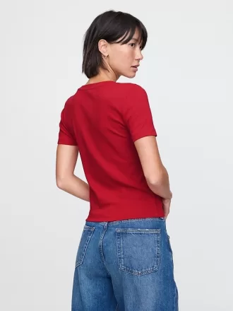 Modern beskuren logotyp T-shirt