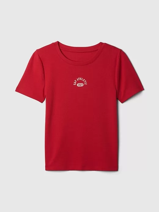 Modern beskuren logotyp T-shirt Modern beskuren logotyp T-shirt