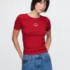 Modern beskuren logotyp T-shirt Modern beskuren logotyp T-shirt