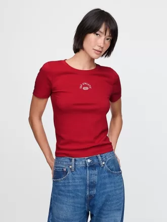 Modern beskuren logotyp T-shirt