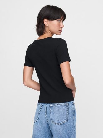 Modern beskuren logotyp T-shirt