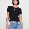 Modern beskuren logotyp T-shirt Modern beskuren logotyp T-shirt