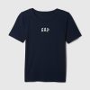 Modern beskuren logotyp T-shirt Modern beskuren logotyp T-shirt