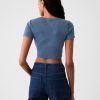 Modern ribborad T-shirt
