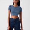 Modern ribborad T-shirt