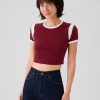 Modern ribborad T-shirt Modern ribborad T-shirt