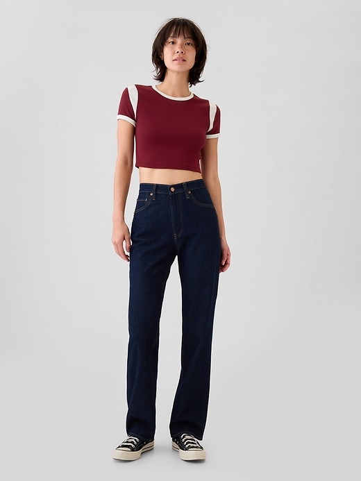 Modern ribborad T-shirt Modern ribborad T-shirt