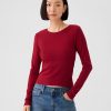 Modern ribborad T-shirt Modern ribborad T-shirt