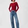 Modern ribborad T-shirt Modern ribborad T-shirt