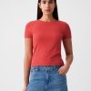 Modern ribborad T-shirt