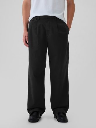 Moderna plisserade kakisar i Baggy Fit