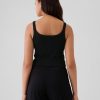 Modernt Rib Cropped Linne