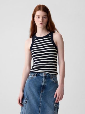 Modernt Rib Halter Linne