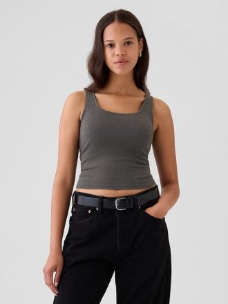 Modernt cropped linne