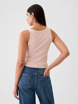 Modernt cropped linne