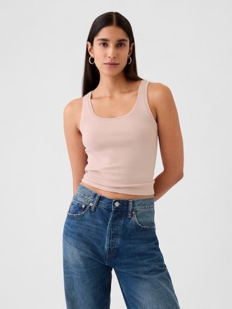 Modernt cropped linne