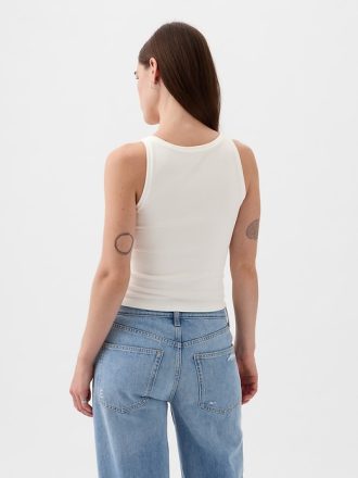 Modernt cropped linne