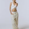 Modernt cropped linne